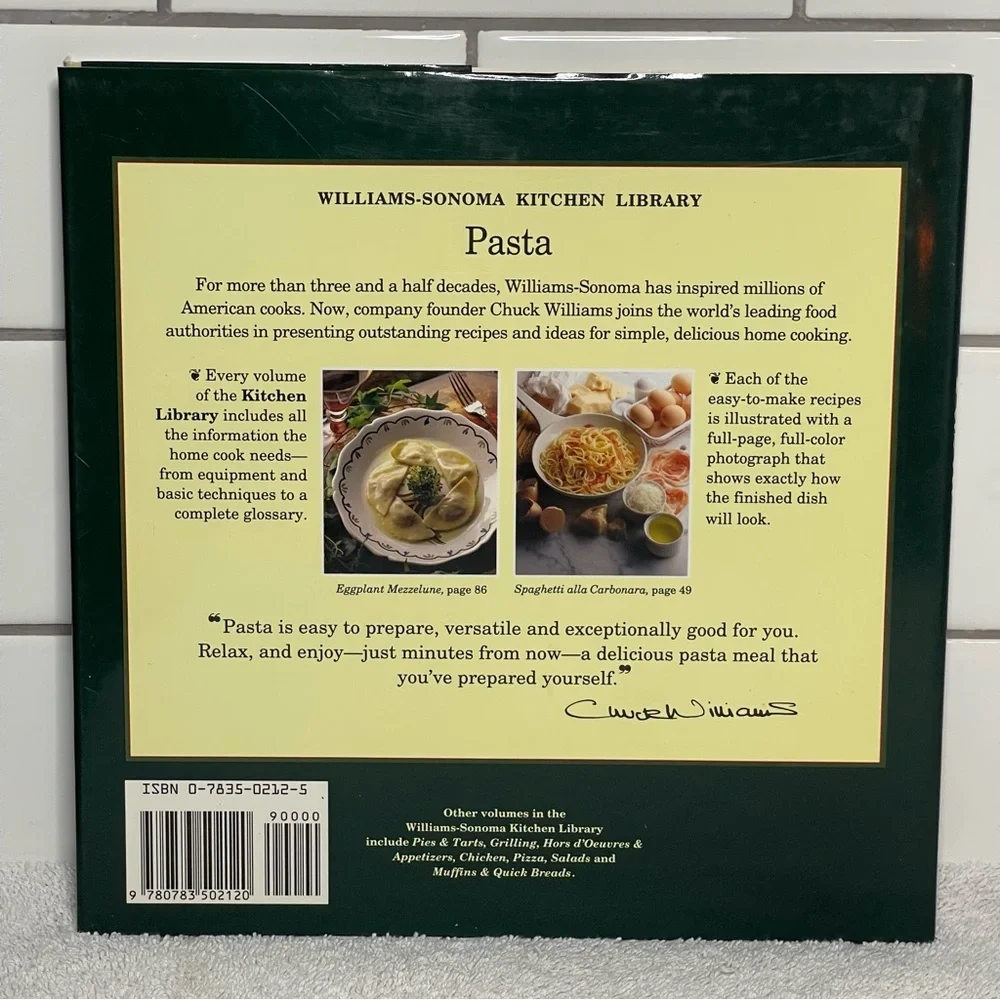 Pasta Williams-Sonoma Kitchen Library (Hardcover)